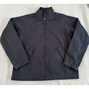 Everlane Jacket‎ Mens Medium Black Full Zip Lightweight Pockets Track Bomber